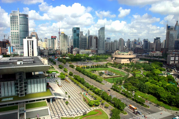 Downtown Shanghai